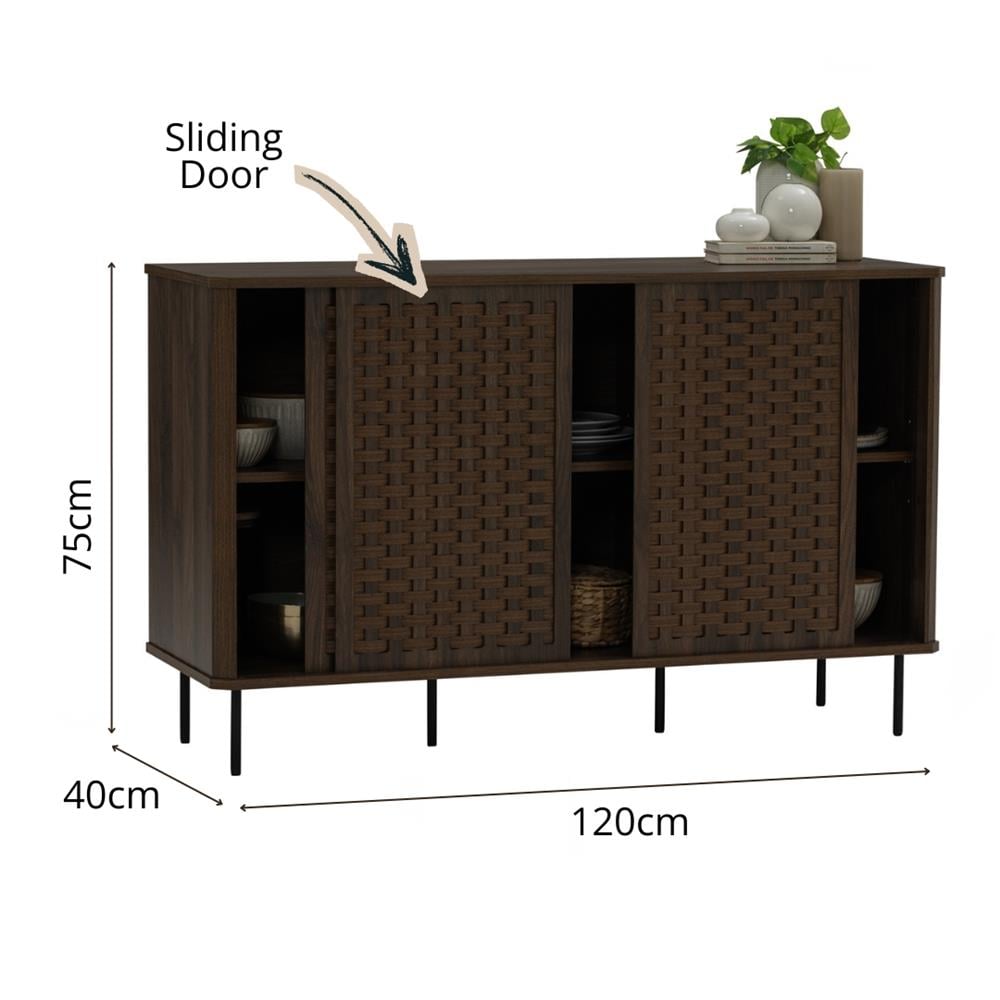 SIDEBOARD CABINET NUHOOM KRABI WALNUT