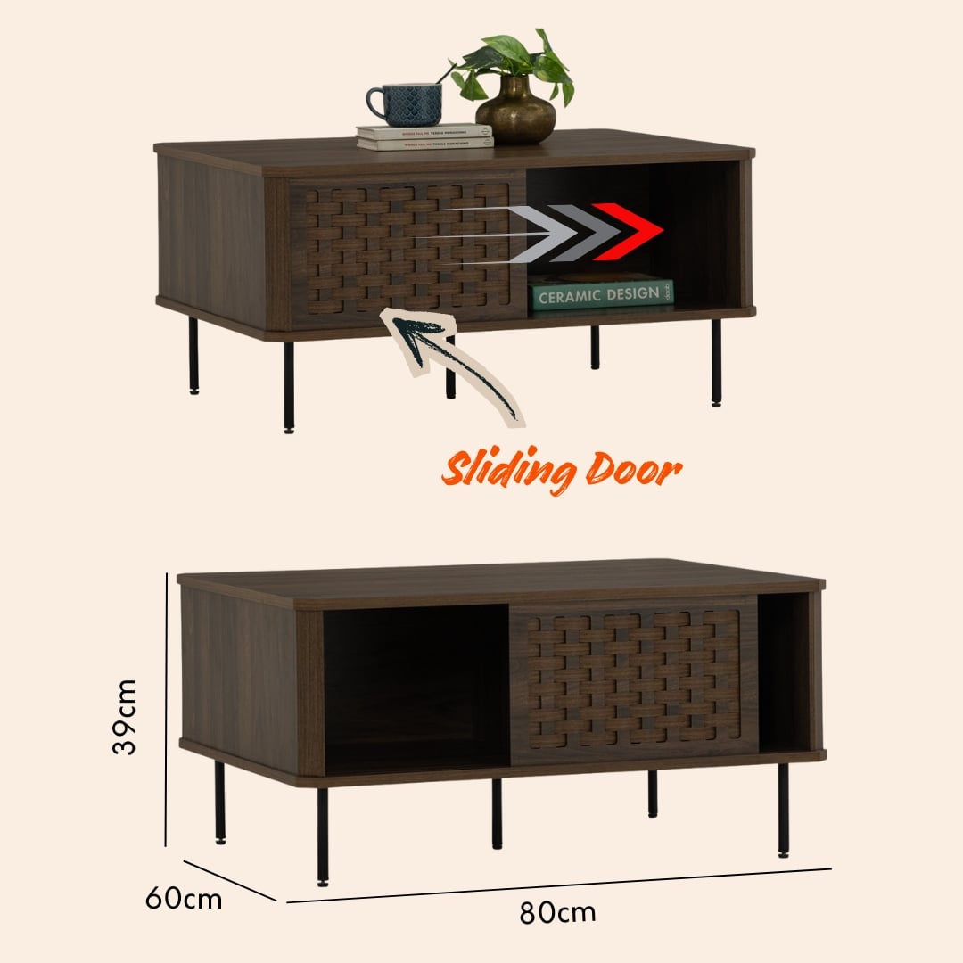 COFFEE TABLE NUHOOM KRABI WALNUT