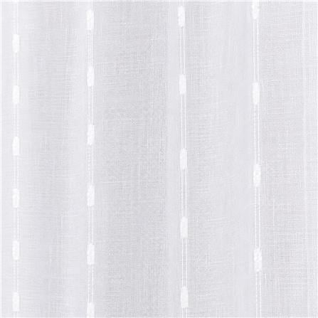 RED DANIELLE SHEER CURTAIN FRENCH PLEAT VIENNES C29 80983 8DOOR WHITE