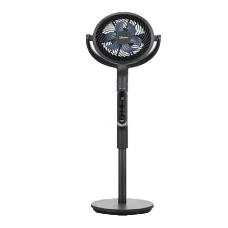 MIDEA AIR CIRCULATOR STAND FAN MFG715RVDC 7" 18W 6BL 15SP GRAY