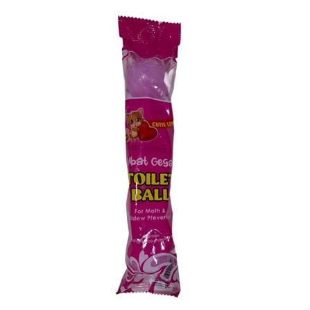 CUTIE LOVE TOILET BALLS 5'S PURPLE