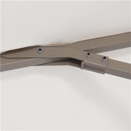 L-SHAPED PARASOL SUN BRELLA SPRING TAUPE